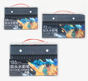 Bút Màu Hai Đầu 72/100 Màu Bán Chạy Nhất Bút Đánh Dấu Màu Fineliner Bút Màu Bút Màu Nước Bút Cảm Thấy <span class=keywords><strong>Fine</strong></span> <span class=keywords><strong>Point</strong></span> - Product Image 2