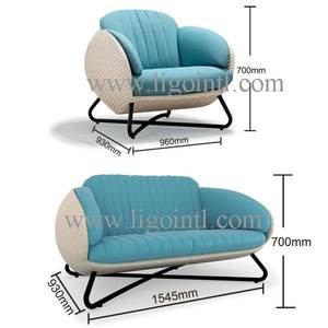 Projet d'hôtel personnalisé luxe mode rond <span class=keywords><strong>oeuf</strong></span> forme rotin mobilier <span class=keywords><strong>de</strong></span> <span class=keywords><strong>jardin</strong></span> ensemble <span class=keywords><strong>de</strong></span> canapés d'extérieur - Product Image 5