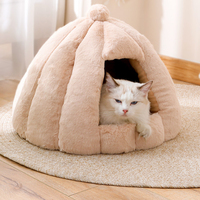 Coussin souple en peluche pour animaux de compagnie, solide, apaisant, auto-chauffant pour chats d'intérieur, mousse de sommeil, velours côtelé, caoutchouc, bentonite, fausse fourrure