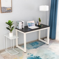 Bureau d'ordinateur pliable moderne, écologique, durable, en métal, pour la maison et le bureau