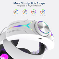 Sangle de tête de batterie RGB 12000mAh compatible avec Meta Quest 3S