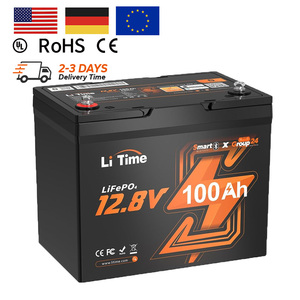 Baterai Lithium Ion LiFePO4 12V 100Ah untuk Motor Trolling RV Marine, <span class=keywords><strong>Solar</strong></span>, dengan BMS 100A, Daya Tahan 4000 Siklus, Standar AS - Product Image 1