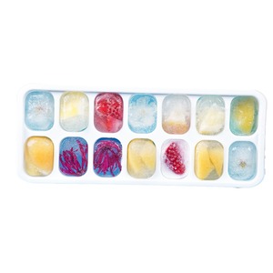 Molde de silicona cuadrado para cubitos de hielo de 14 rejillas al por mayor, no tóxico, para bar, pub, vino - Product Image 3