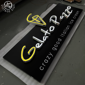 Panneau publicitaire LED extérieur personnalisé, rétroéclairé, durable, imperméable, lettres 3D pour grands centres d'exposition - Product Image 1