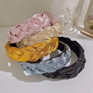 New Arrival Solid Color Thick Headband Vintage <strong>Alice</strong> Twists Braided <strong>Hair</strong> <strong>Bands</strong> <strong>Hair</strong> Velvet Plait Headbands <strong>Hair</strong> <strong>Band</strong> for Women - Product Image 4