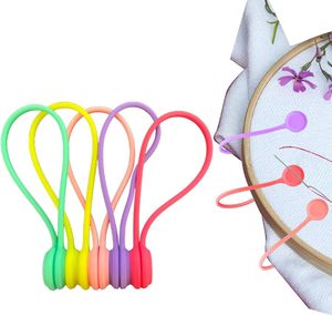 Silicone Thread Spool Holders Embroidery <b>Sewing</b> Cotton Reel Tidy Clips Embroidery Clips with Magnetic Fabric Clips - Product Image 1