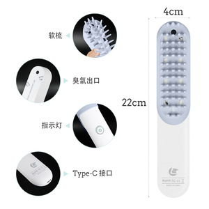 Namsan <b>Pet</b> Grooming <b>Brush</b> Battery Powered Antibacterial For Cats Modern Design Plastic Material - Product Image 2