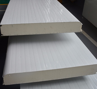 Panel Sandwich Dinding PU/PUR 40mm GLSteel Sheet Tahan Air untuk Bangunan Industri Modern, Gudang, Rumah Sakit, Harga Pabrik Murah