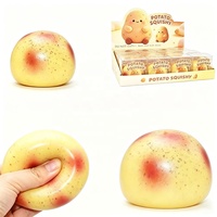Nouveauté : Jouet anti-stress en TPR souple et moelleux, en forme de pomme de terre à remontée lente, avec remplissage en blocs de construction, jouet à presser coloré, vente en gros