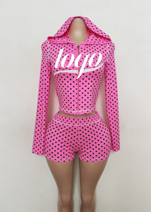 Set da Notte Y2K per <span class=keywords><strong>Donna</strong></span> con Logo Personalizzato, 2 Pezzi, <span class=keywords><strong>Camicia</strong></span> a Maniche Corte <span class=keywords><strong>e</strong></span> Pantaloni in Cotone, <span class=keywords><strong>Completo</strong></span> Loungewear a Righe - Product Image 3