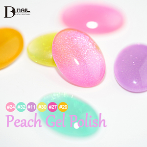 Vernis Gel Pêche BD Personnalisable Rose Pailleté Cristal Nude Gelée avec Poudre Scintillante 10ml/15ml/1kg en Vrac Sans HEMA/TPO/HPMA - Product Image 5