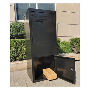 WELDON Buzón de Exterior Grande para Entrega de Paquetes, Buzón Grande para Correo, Cartas y Paquetería, Buzón Metálico Inteligente para el Hogar - Product Image 1