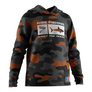 เสื้อฮู้ดดี้กันแดด UPF 50+ แห้งเร็ว ปี 2023 สำหรับเด็ก  ลายพิมพ์ แขนยาว  เสื้อเจอร์ซีย์  เสื้อตกปลา - Product Image 3