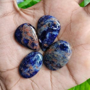Lote de Cabujones de Jaspe Sodalita Azul, 116CT, Gemas Sueltas para Joyería, Exportador y Fabricante OEM de India - Product Image 5