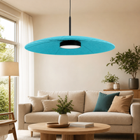 Plafonnier LED moderne en feutre PET (3500K) avec protection oculaire Ra90, design lustre européen pour la maison et le bureau