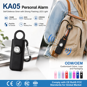 Alarme de sécurité personnelle d'urgence anti-agression et anti-viol, porte-clés de défense 130 dB, vente en gros - Product Image 3