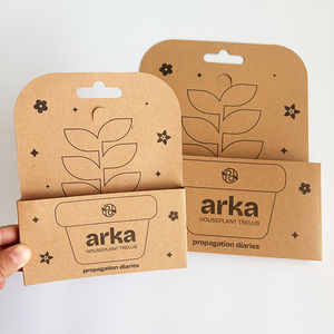 Cartes en papier kraft brun avec dorure or de luxe imprimées en couleur pleine, cartes de remerciement personnalisées pliables de forme créative, cartes de visite professionnelles - Product Image 2