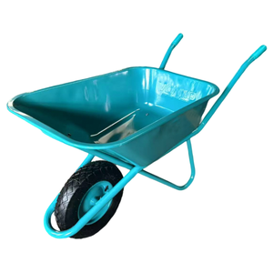 <span class=keywords><strong>Brouette</strong></span> robuste WB6431, capacité de charge 160 kg, 110 L, roue pneumatique 4.00-8 pouces, acier/métal, certifiée CE, garantie 1,5 an - Product Image 4