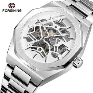 Montre <span class=keywords><strong>automatique</strong></span> mécanique en acier inoxydable pour hommes, prix de gros pour les fabricants de montres, mouvement Shanghai, 24 mm, étanche - Product Image 4