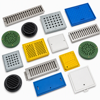 Grille de drainage en tôle estampée sur mesure, perforée, ronde ou carrée, pour drain de sol, colorée, solutions de fabrication OEM