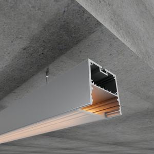 Profilo in alluminio da 2 metri, compatibile con 12V/24V/220V, ideale per illuminazione e progetti di decorazione. - Product Image 1