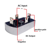 Rectificador de Puente de Diodos Monofásico/Trifásico con Carcasa de Aluminio, 10A-50A, Recuperación Rápida, Diodos Rectificadores QL SQL 1200V