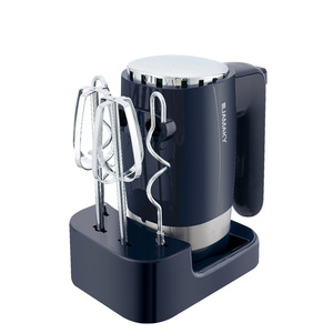 Batidor de huevos eléctrico multifuncional y mezclador de pasteles, procesador de alimentos para bebés pequeño para uso doméstico, contenedor de acero inoxidable - Product Image 1