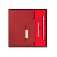 Cuaderno con Cierre Magnético Invisible PQ, Juego de 3 Piezas, Cuaderno al por Mayor, Promocional, Personalizado, Tapa Dura, Agenda Vintage