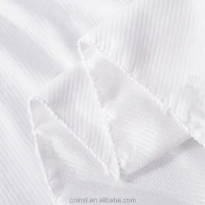 Customized Protector Organic Anti-Slip Mattress Fabric White Quilted Fabric For Mattress