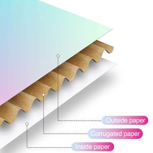 Caja de regalo de cartón corrugado degradado resistente personalizable materiales reciclados en relieve para calcetines Almacenamiento de envío eficiente - Product Image 3