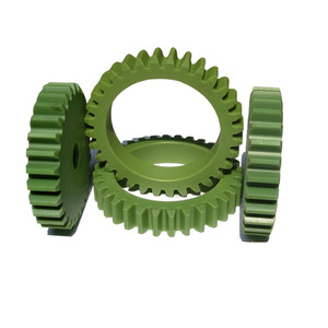 Nylon Helical <b>Gears</b> Cylindrical Custom Made Nonstandard Plastic Parts For Mechanical Transmission - Product Image 1