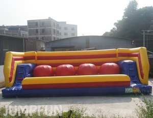 2021 migliori 10x4 metro <span class=keywords><strong>grande</strong></span> baller sport gonfiabili 2020 a buon mercato 4 palle gonfiabili wipeout <span class=keywords><strong>giochi</strong></span> per bambini e adulti - Product Image 2