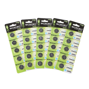 Piles au lithium CR1625 3v pile bouton pièce de monnaie 5 pièces blister carte pack pour clé de voiture - Product Image 5