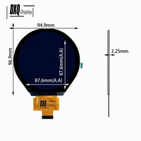 Modul LCD 800*800 Esp32 S3 TFT MIPI IPS Layar Penuh Raspberry Pi Layar TFT LCD 3.4 Inci Layar LCD Bulat