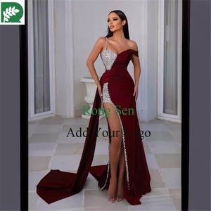 Nuova moda donna abito <span class=keywords><strong>lungo</strong></span> <span class=keywords><strong>con</strong></span> paillettes abito gonna lunga abito da sposa eleganti abiti Casual Sexy abito <span class=keywords><strong>lungo</strong></span> <span class=keywords><strong>rosso</strong></span> <span class=keywords><strong>con</strong></span> <span class=keywords><strong>spacco</strong></span> - Product Image 4