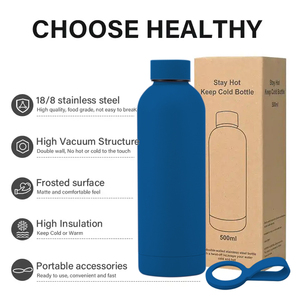 Botellas de agua elegantes para niños Botella de agua de 300ml Glas 2 en 1 Botella de agua Niñas - Product Image 5