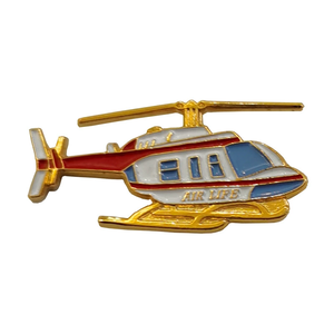 Moneda Conmemorativa de Aviación: Helicóptero de la Feria Aeronáutica de China, Bañada en Oro, Impresa con UV, 3D, Coleccionable de Moda - Product Image 4