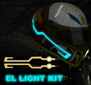 La pegatina de casco personalizada para motocicleta con alto brillo se puede hacer en cualquier forma que desee - Product Image 2