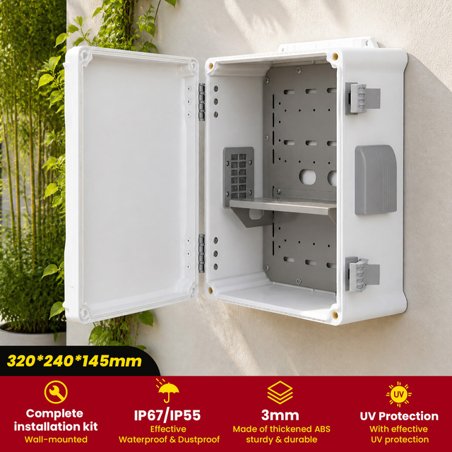 Wall Mount IP67/55 Electrical Junction Box Power Box Protective Housing for Electronic Instruments for Electrical Projects