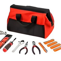 Juego de Herramientas Manuales de Acero al Carbono de 48 Piezas con Estuche Rígido, Marca OEM para Reparación Automotriz