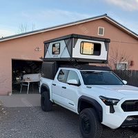 Tente de camping pour camionnette légère, quatre saisons, résistante à la neige et au vent, à parois rigides, pour benne de camionnette de 5,5 à 8 pieds