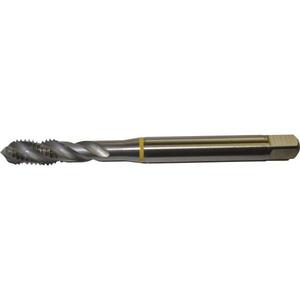 Macho de roscar estándar TA1460 sin recubrimiento, helicoidal de 40 grados para orificios ciegos, tolerancia 6H, machos y terrajas - Product Image 1