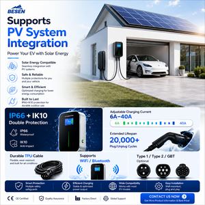 <span class=keywords><strong>Borne</strong></span> <span class=keywords><strong>de</strong></span> Recharge Voiture Électrique Triphasée 22 kW Mode 3 Niveau 2 - Product Image 2