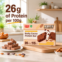 Barre protéinée végétalienne de remplacement de repas en gros, personnalisable en usine avec marque privée pour la gestion de la santé, le petit-déjeuner et la nutrition diététique