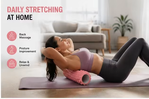 Rullo in Schiuma Personalizzato Multiuso per Esercizi in Palestra, Yoga, <span class=keywords><strong>Pilates</strong></span> e Riabilitazione Fisioterapica - Product Image 3