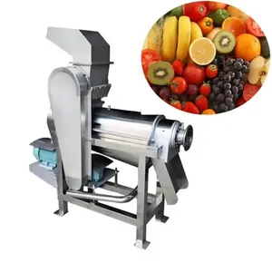 Exprimidor de zanahoria tipo espiral, máquina para fruta comercial