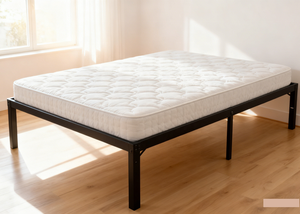 Tùy Chỉnh Heavy Duty Thép Giường Đôi Khung Với Không Gian Lưu Trữ Kim Loại Nền Tảng Và Slat Hỗ Trợ Không Có Hộp Mùa Xuân Cần Cho Phòng Ngủ Sử Dụng - Product Image 2