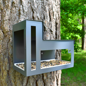 Jh-mech ağaç monte Modern kuş evi besleme tepsisi ve ağır kuş besleyiciler ile açık havada asılı - Product Image 3