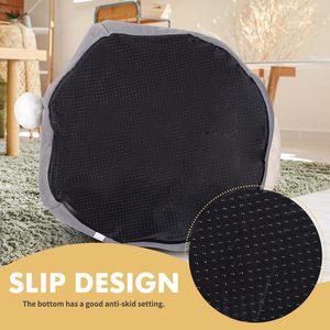 Hot Sale Striped Faux Fur Cartoon Style Comfortable All Seasons Cat <b>House</b> Pet <b>Bed</b> - Product Image 4