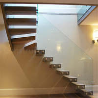 Prix promotionnel Livraison rapide Escalier flottant Escalier en forme de L Profilés en aluminium Escaliers Plaques de pierre artificielle Marbre